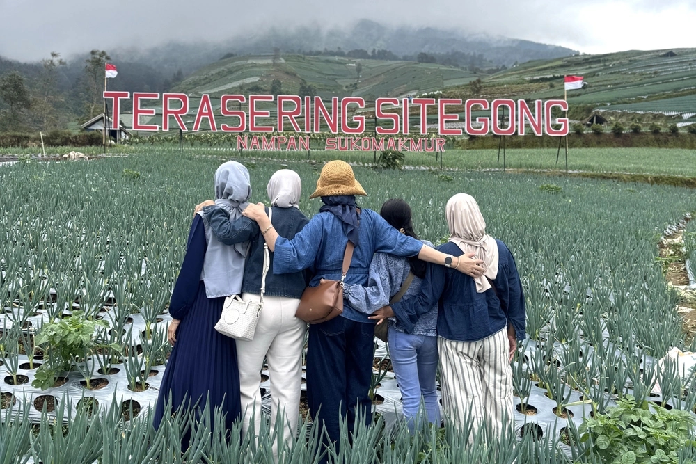 Wisata alam di lereng gunung sumbing magelang